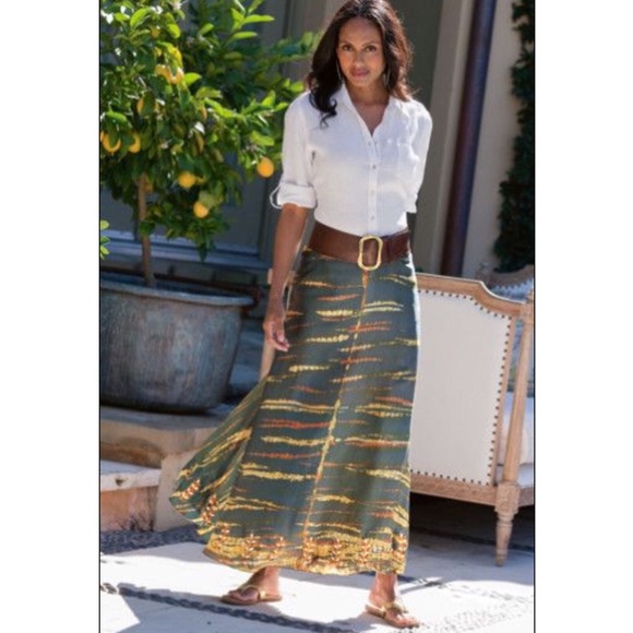 soft surroundings maxi skirt